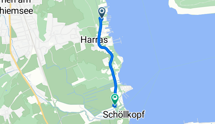 Harrasser Straße 49, Prien am Chiemsee to Harrasser Straße 151, Prien am Chiemsee