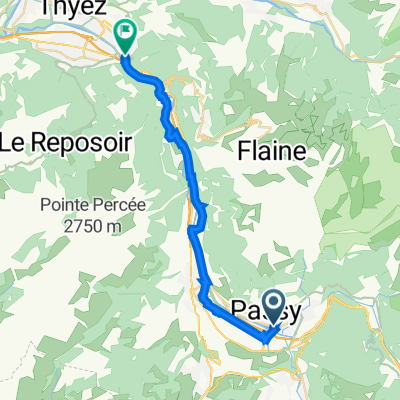 170 Avenue de Saint-Martin, Passy to Place des Allobroges, Cluses