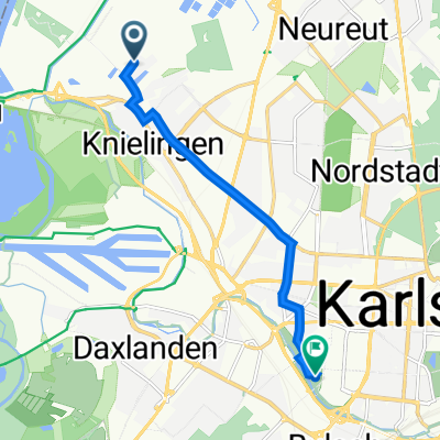 Jakob-Dörr-Straße 40, Karlsruhe nach Karl-Wolf-Weg, Karlsruhe