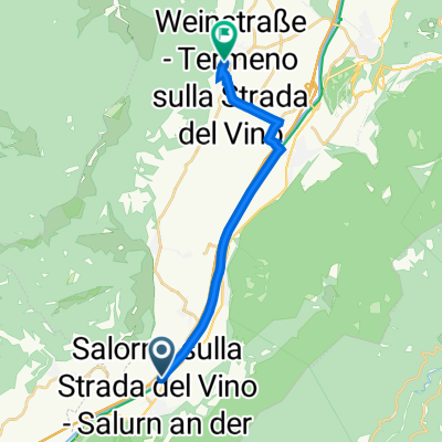 Salurn nach Rathausplatz 7, Tramin an der Weinstraße