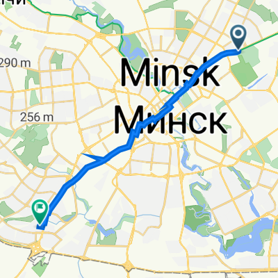 проспект Независимости, Минск до Московский, Минск