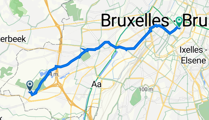 Thuis Werk via Neerpede en Brogniez