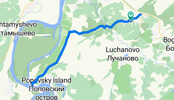 улица Рукавишникова, 1–7, Томск до улица Рукавишникова, 4, Томск