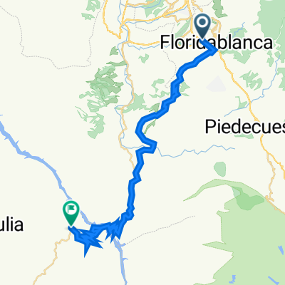 De Sumergido de Lagos 1, Floridablanca a Zapatoca-Girón