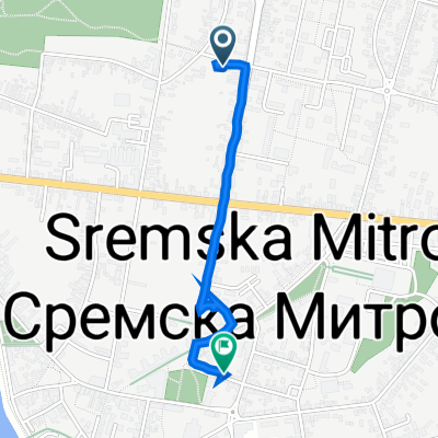 Save Kovačevića 14 22000, Sremska Mitrovica to Masarikova 5, Sremska Mitrovica