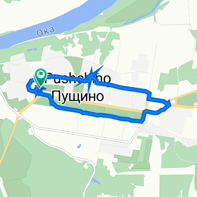 Микрорайон Аб, 12, Pushchino to Микрорайон Аб, 12, Pushchino