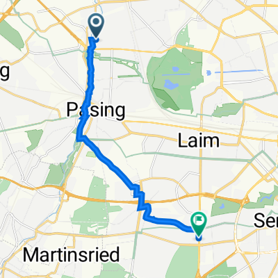 Betzenweg 67A, Munich to Fürstenrieder Straße 278A, Munich