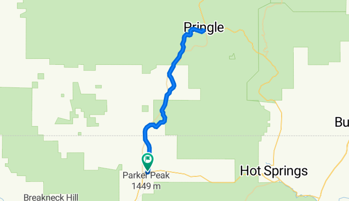 Mickelson Trail, Hot Springs to Mickelson Trail, Hot Springs