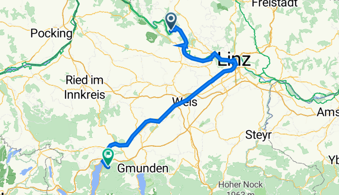 Exlau 3-1 nach Bachbauernstraße 8a, Schörfling am Attersee
