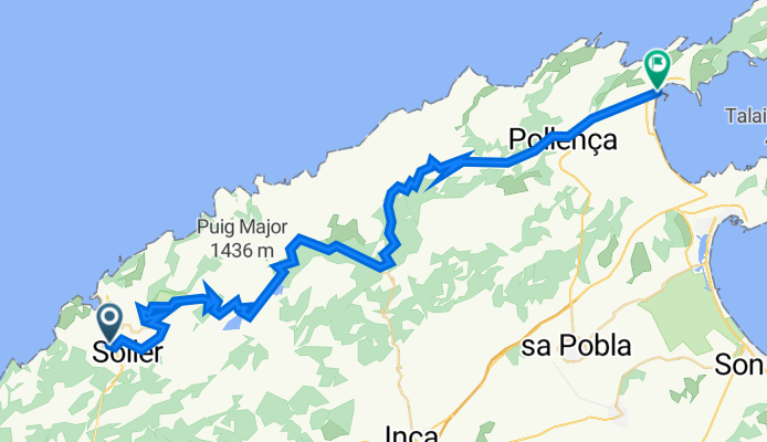 Day 6/7 Soller to Port Pollensa