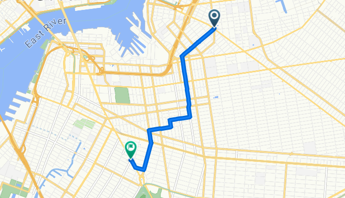 164–180 Union Ave, New York to Seventh Ave, New York