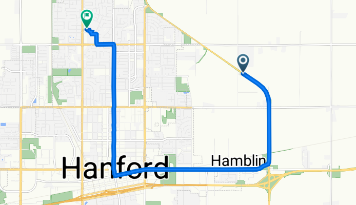 8808–8898 Central Valley Hwy, Hanford to 2727 N 11th Ave, Hanford