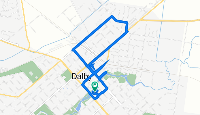 32 Myall St, Dalby to 32 Myall St, Dalby