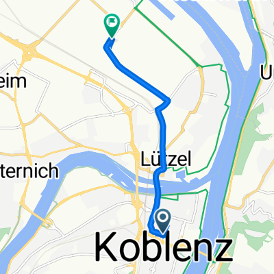 Stegemannstraße 27, Koblenz to Carl-Spaeter-Straße 8, Koblenz