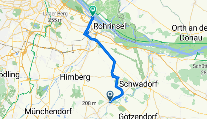 Schwadorfer Straße 2, Ebergassing - Freudenauer Hafenstraße 35, Wien