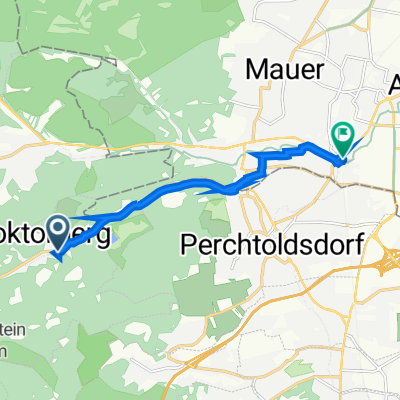 Promenadegasse 15, Kaltenleutgeben nach Liesinger Platz 2, Wien