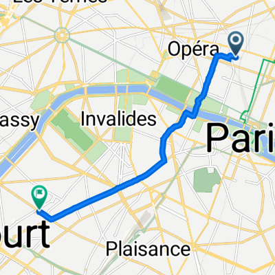 36 Rue des Jeûneurs, Paris à 117 Rue de la Convention, Paris