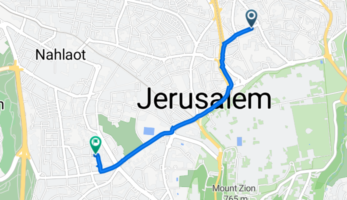 6 شارع امير بن العز, Musrara to Yehuda al-Harizi Street 16, Jerusalem