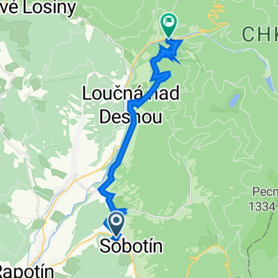 Silnice 11, Sobotín to Kouty nad Desnou 29, Loučná nad Desnou