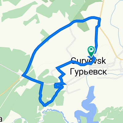 Ключевая улица, 8, Гурьевск до Ключевая улица, 8, Гурьевск