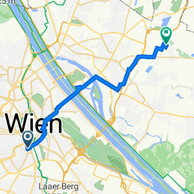 Wiedner Hauptstraße 31, Wien nach Pelargonienweg 25, Wien