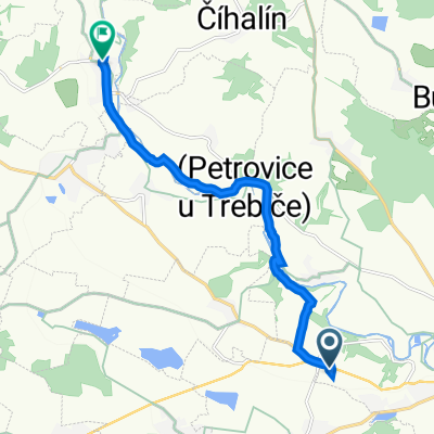 Řípov 39, Třebíč to Ve Bráně 34, Přibyslavice