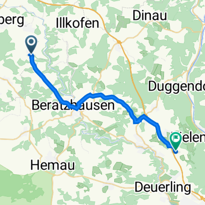 Hauptstraße 25, Lupburg nach Kreisstraße R13, Laaber