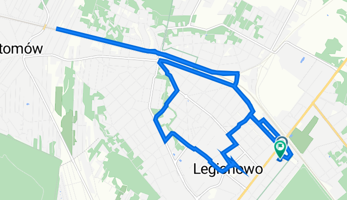 Bałtycka 2, Legionowo do Bałtycka 3, Legionowo