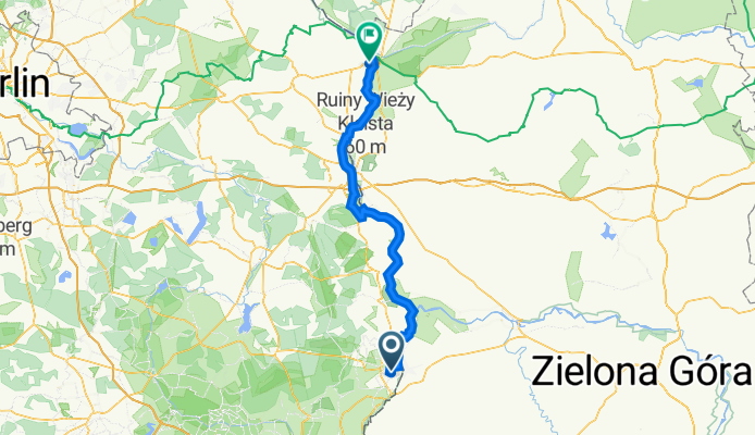 Am Egelbusch 33, Guben nach Bahnhofsweg 3, Küstriner Vorland