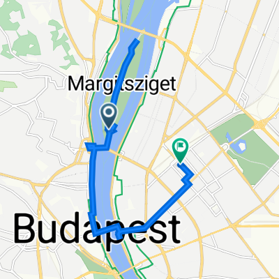 Schulek Frigyes sétány, Budapest to Szív utca 56., Budapest