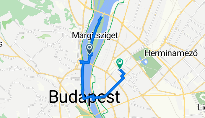 Schulek Frigyes sétány, Budapest to Szív utca 56., Budapest