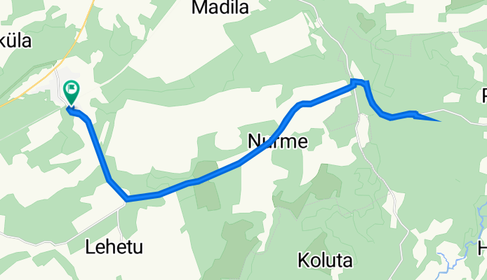 Lehetu tee 8b, Turba to Lehetu tee 8, Turba