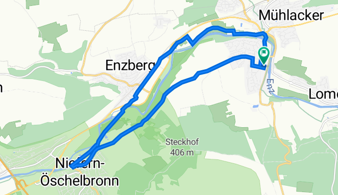 Untere Königstraße 6, Mühlacker nach Untere Königstraße 8, Mühlacker