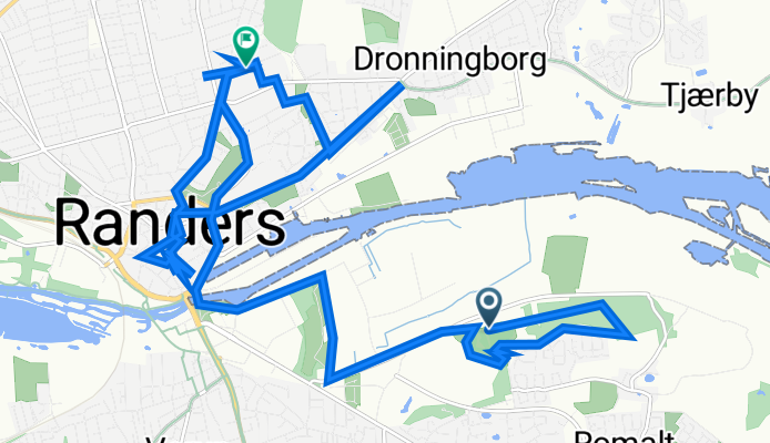 Kristrup Engvej 22B, Randers to Christiansborgvej 20, Randers