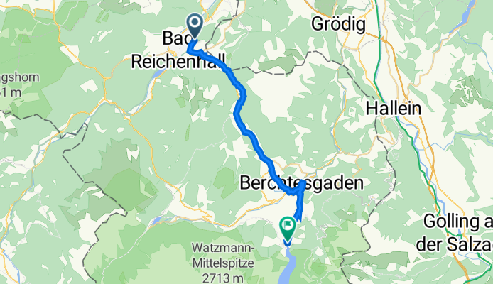 Steilhofweg 19, Bayerisch Gmain nach Königssee, Schönau a. Königssee, Schönau am Königssee