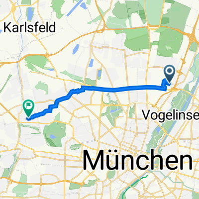Schwabing-Freimann, Munich to Betzenweg 34, Munich