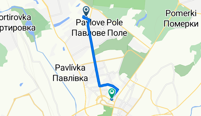 Науки проспект, 45/3, Харьков до Тринклера улица, 6, Харьков