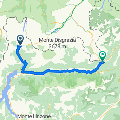 Corso Vittorio Emanuele II 2, Chiavenna nach Via Alessandro Manzoni 2, Tirano