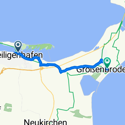 Hafen 3, Heiligenhafen nach Strandpark 13, Großenbrode