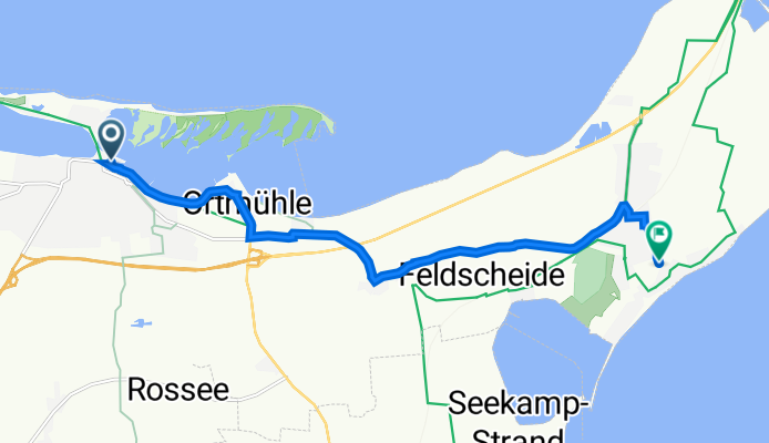 Hafen 3, Heiligenhafen nach Strandpark 13, Großenbrode