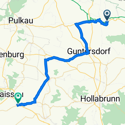 Kellergasse 22, Alberndorf im Pulkautal nach Neugasse 2, Ravelsbach