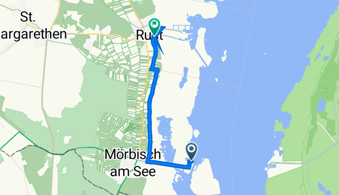 Ostösterreichischer Grenzlandweg, Mörbisch am See to Seezeile 20, Rust am Neusiedlersee