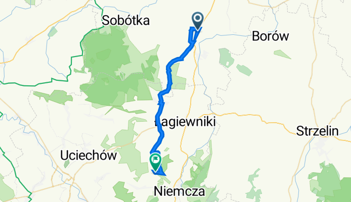 Droga Krajowa 8, Jordanów Śląski do Gola Dzierżoniowska 21, Niemcza