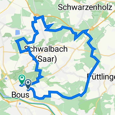 Beethovenstraße 10, Bous nach Germanenweg 2, Bous