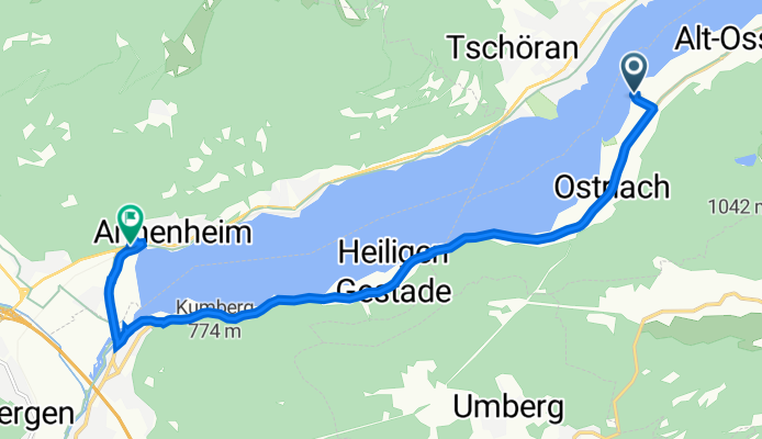 Prof Helmut Wobisch Straße, Ossiach to Ossiacher See Straße 50, Treffen am Ossiacher See