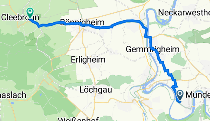 Hessigheim, Hessigheim nach Neu Magenheim 1, Cleebronn