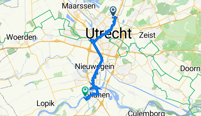 Gageldijk 3, Utrecht nach Middelwaard 7, Vianen