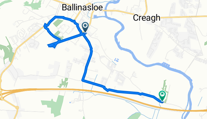 Trasa z Dunlo Quay 4, Ballinasloe