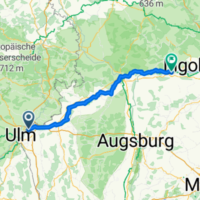 Thalfingen - Neuburg a. d. Donau (Donauradweg)