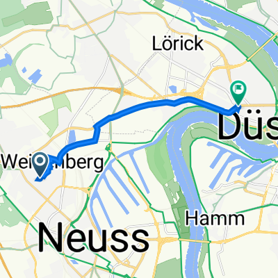 Am Kivitzbusch 30, Neuss nach Belsen-Platz 1, Düsseldorf